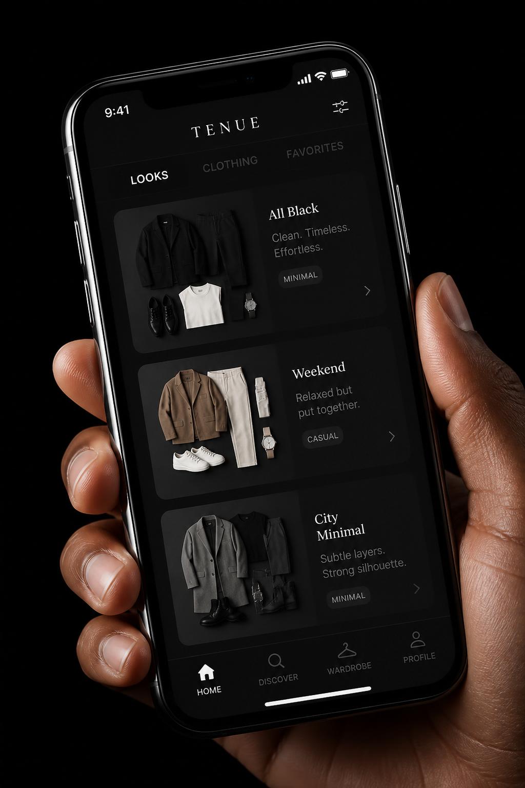 MODE app interface